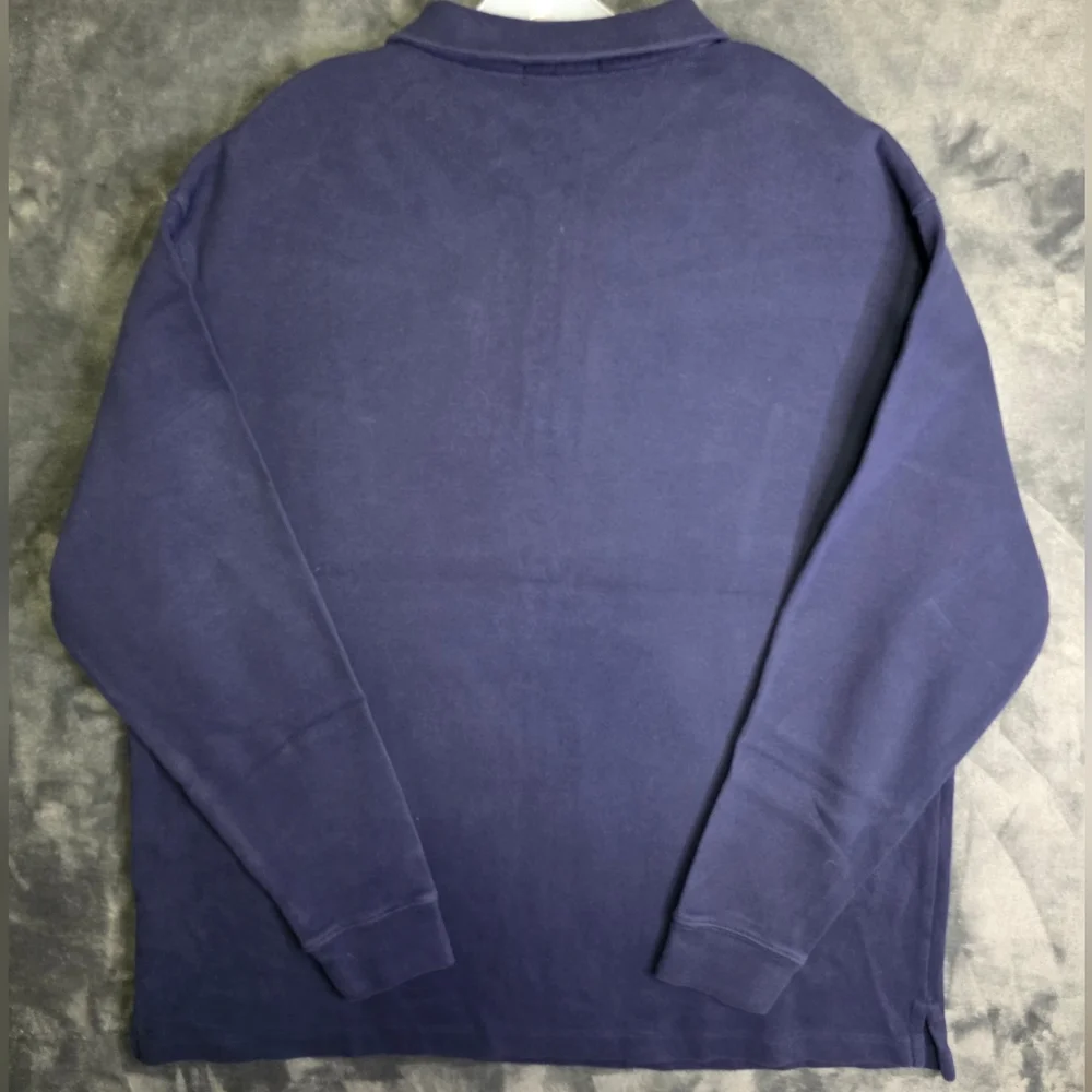 Polo Ralph Lauren Sweater Men's XLT Navy 1/4 Zip Pullover - Picture 4 of 7